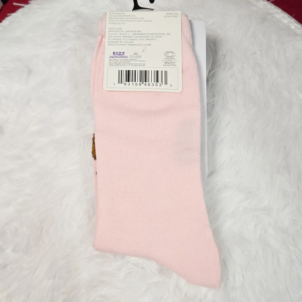 Care Bears Pink Valentine Love Socks – Tenderheart & Love-a-Lot Retro 80s Crew